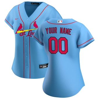 womens nike blue st louis cardinals alternate replica custom